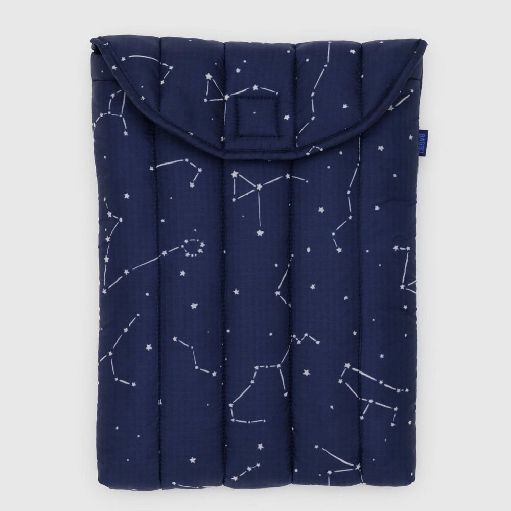 NWT Baggu Puffy Laptop Sleeve 13"/14" - Constellation Midnight